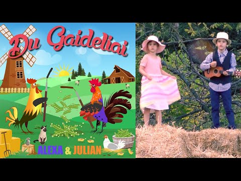 Alexa ir Julian - Du Gaideliai | Lietuviu Liaudies Daina Vaikams