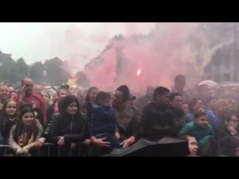 Leon de Kogel en Lars Lambooij op het podium