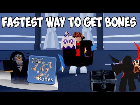 Fastest Ways To Get Bones in Blox Fruits Halloween Update..
