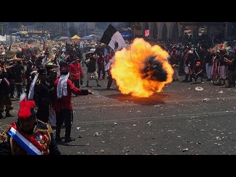 Mexiko gedenkt der Schlacht von Puebla mit historischen Nachstellungen
