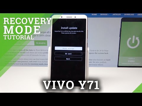 Recovery Mode VIVO Y71 - How to Enter & Use VIVO Recovery Menu