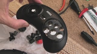 Sega Megadrive (Genesis) 6 Button Controller Repairs