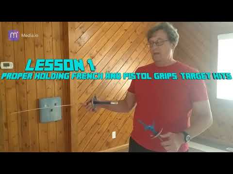 Basic Skills - Lesson 1: Proper holding french and pistol grips, target hit