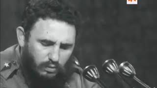 Fidel anuncia la muerte del Che en televisión