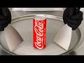 Can COCA COLA Turn Into ICE CREAM Satisfying Ice Cream Rolls ASMR