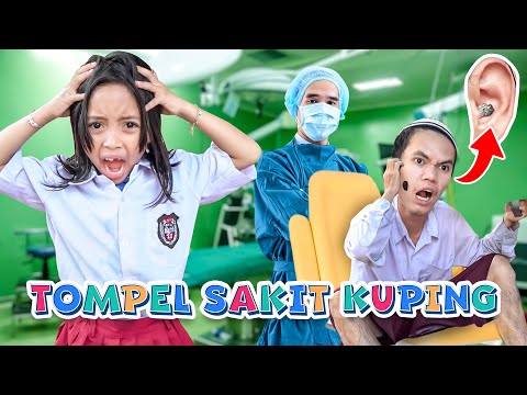 LEIKA'S MAD TOMPEL CAN'T HEAR ANYTHING BECAUSE HIS EARS HURT! 😱 FUNNY KIDS STORY