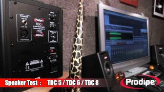 Video thumbnail for Speaker Test : TDC5/ TDC6 / TDC8 by Prodipe Audio & Guitars