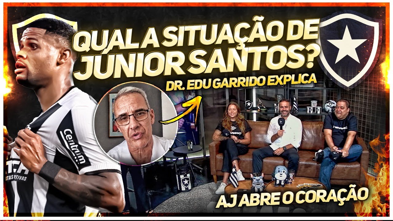 🚨VEJA A SITUAÇÃO DE JÚNIOR SANTOS PARA O RESTANTE DA TEMPORADA | ARTUR JORGE FALA ABRE O CORAÇÃO