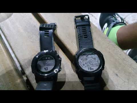 Garmin Fenix 6x Pro vs. Fenix 5X route calculation speed comparison