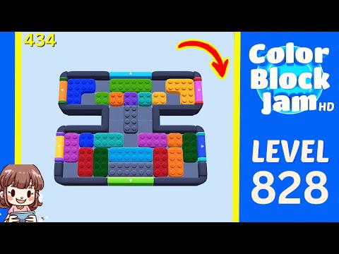 Color Block Jam Level 434 (828) Solution Walkthrough