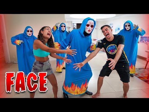 THE FACES SEPARATED US AND WE WERE VERY SCARED! - GAME OVER!!