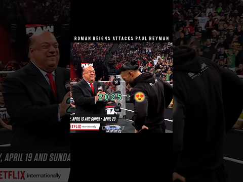 Roman Reigns Attacks Paul Heyman 2021 vs 2025 😍 Edit