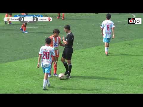 Cantera de Heroes Vs Argentinos JR Bogotá Torneo Nacional Sub 15   Partido Completo   Agosto 3 del