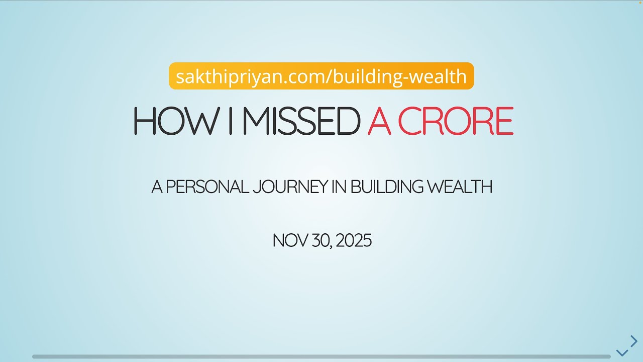 How I Missed a Crore