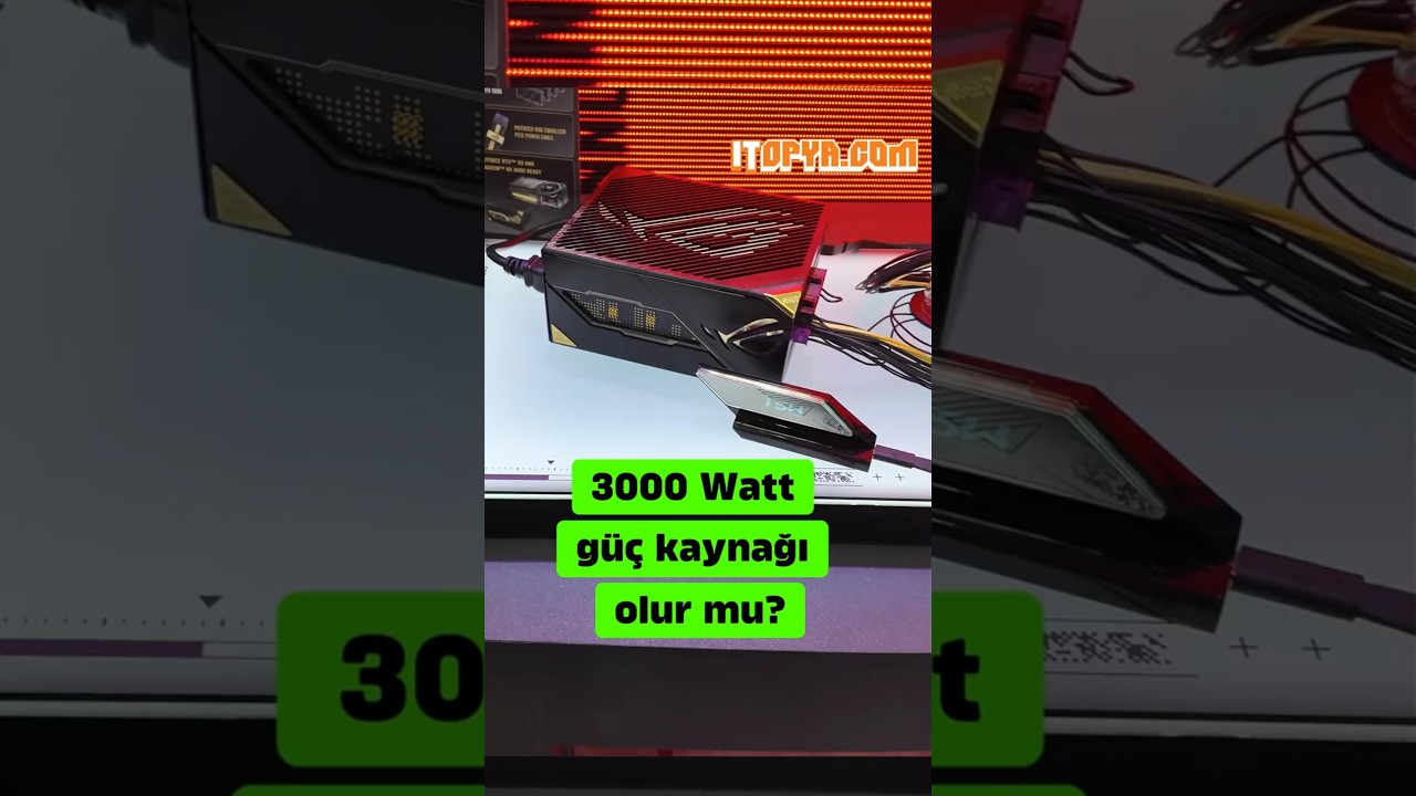3000W güç kaynağı ASUS ROG Thor 3000W Titanium Edition 20 - Computex 2026 #27