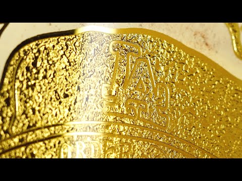 MAKING,3 piece Art of GOLD LEAF Glass Sign (ASMR)