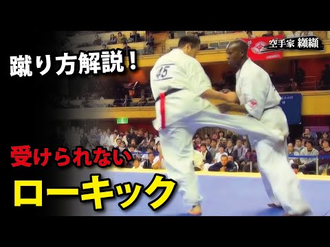 受けられないローキックの蹴り方＆ローで怪我する人の共通点！極真空手世界王者が徹底解説