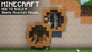 Minecraft: How To Build a Simple Mountain House