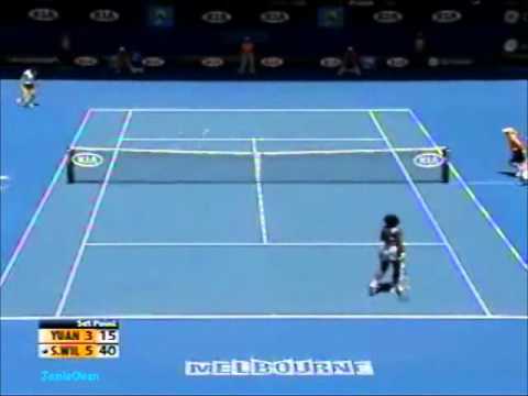 Serena Williams vs Meng Yuan 2009 AO Highlights