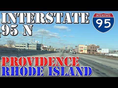 I-95 North - Providence - Rhode Island - 4K Highway Drive