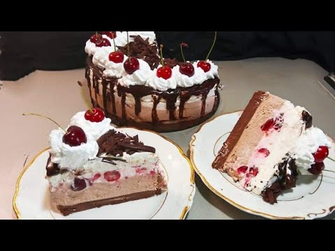 Super brza Plazma Voćna TORTA  //no bake CHOKO Cherry cake