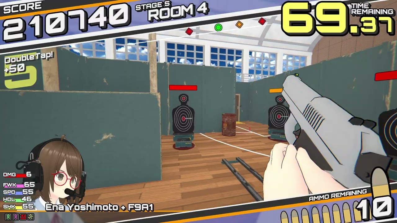 Shooters, Ready! — Arcade Gameplay — Ena Yoshimoto + F9A1 - YouTube
