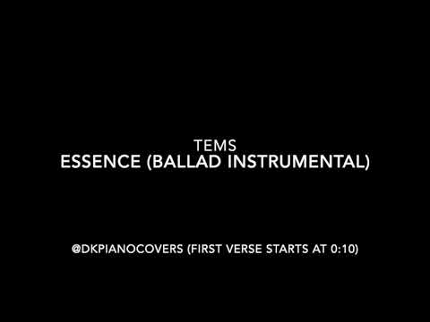 Tems Essence Piano Instrumental (Ballad version)