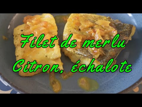 Recette filet de merlu
