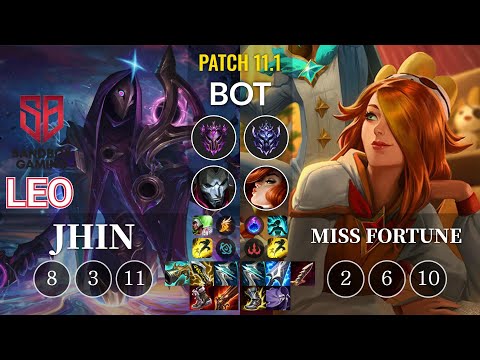 SB Leo Jhin vs Miss Fortune Bot - KR Patch 11.1
