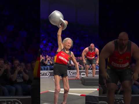 80-Year-Old Granny Holds 200KG for 50.78 SECONDS! Strongman Quits First 😱🏆