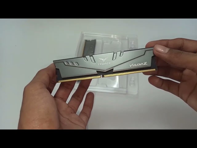 Vídeo relacionado con TEAMGROUP Memory D4 3200 - Memoria de 16 GB C16 Equipo Vulcan Z Grey K2, 16 GB (8 GB x 2) - 3200 MHz C16