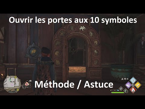 Hogwarts Legacy - Méthode pour ouvrir les portes aux 10 symboles dans Poudlard