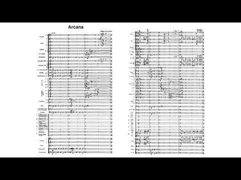 Edgard Varèse - Arcana (Audio + Full Score)
