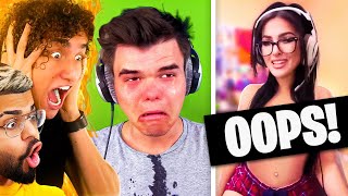 Reacting To YOUTUBERS who forgot their CAMERA WAS ON! (Jelly, SSSniperWolf, Pokimane) video