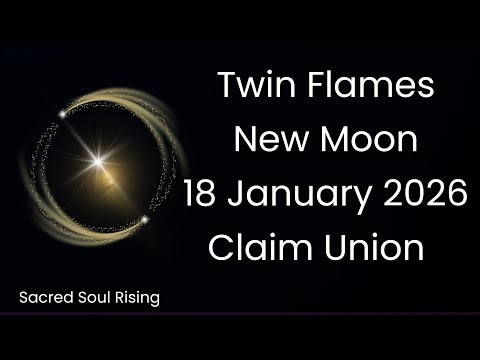 Twin flames 🔥 New Moon 18 January 2026 - The Shift into Union Frequency 💥