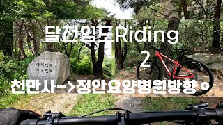울산 천마산 달천임도(천만사에서 정안요양병원으로 다운)