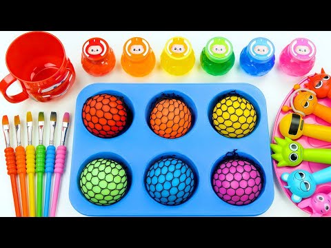 Satisfying Video l DIY How To Make DIY 6 Full Slimes SPRUNKI Candy Lollipop Labubu Paint Color ASMR