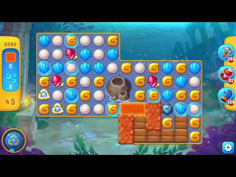 Fishdom 6449 Level - 16 moves - NO BooSTERS