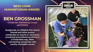 Bess Cohn Humanitarian Award 2022 - SwagCycle