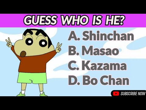 Only genuine Shinchan lovers can answer| Are You?| Shinchan Quiz| Top 10 Part 1