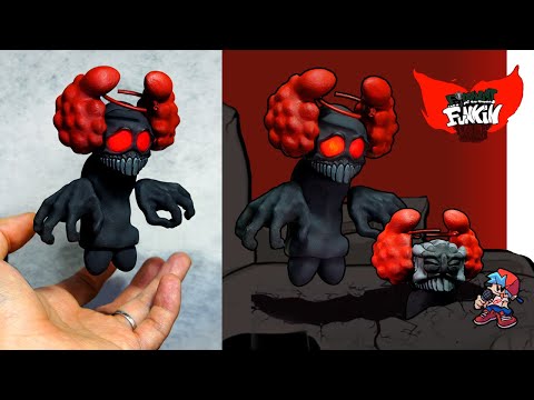 [FNF] Making Tricky the Clown Phase 4 Sculpture Timelapse [Madness Combat] - Friday Night Funkin'