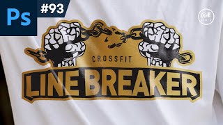 포토샵 강좌 #93 - 주름진 옷에 로고 넣기