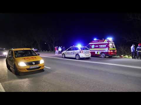 Un tânăr a pierdut controlul mașinii pe șoseaua Hunedoara - Deva