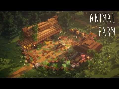 Minecraft | How to build a Animal Farm - Java & Bedrock