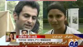 pt.1 Tennis star Sania Mirza Shoaib Malik will marry in April (In Hindi/Urdu)