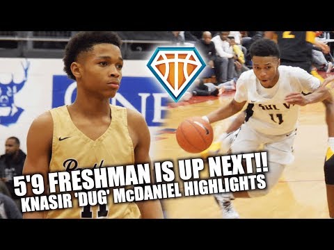 5'9 FRESHMAN Knasir 'Dug' McDaniel Has CRAZY HANDLE & VISION!! | Shows Out vs ELITE COMPETITION
