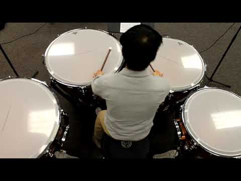 VBODA 2020 timpani All State Percussion Etude