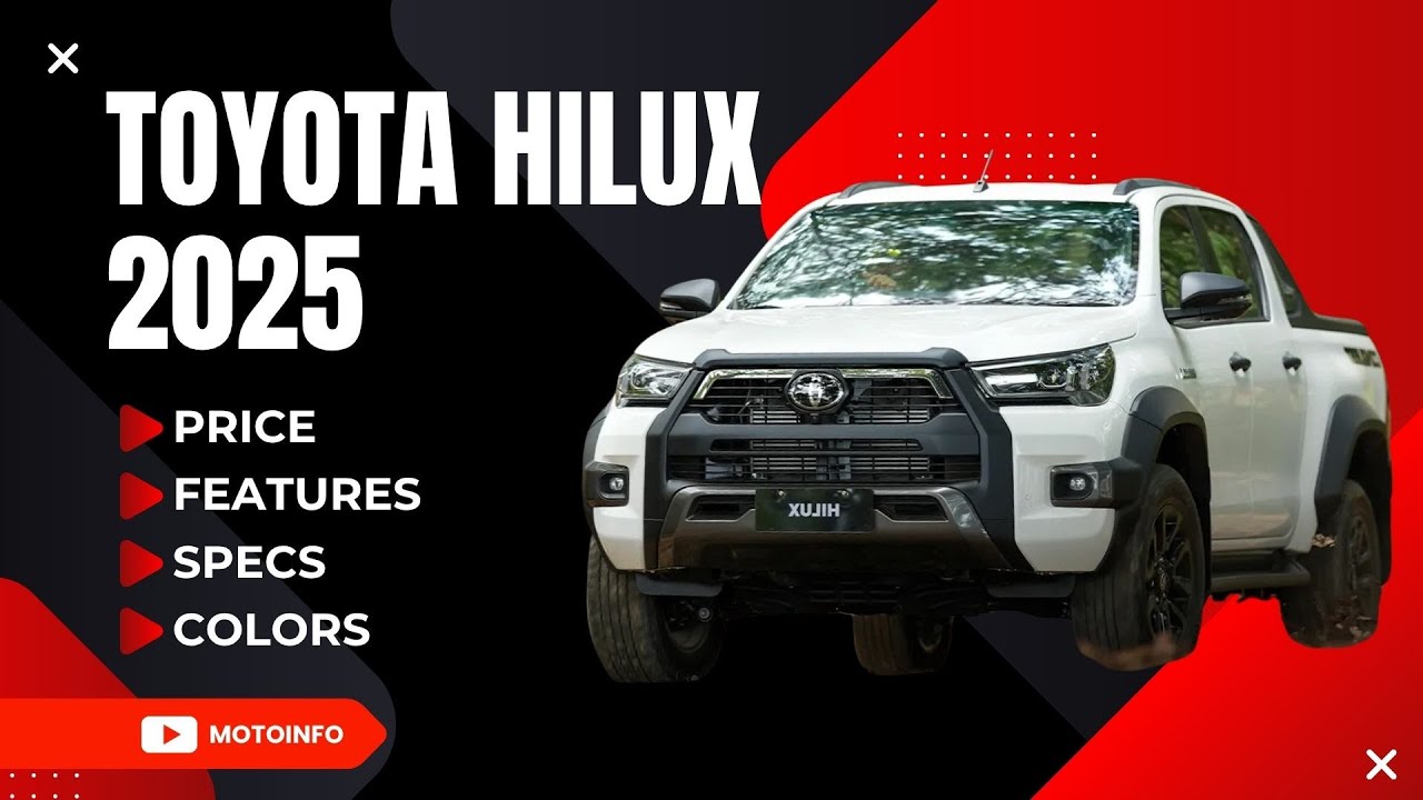 Toyota Hilux 2025 Price Details, Specs, Features, Colors | MotoInfo