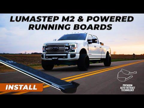 Lumastep M2 Powered Light Up Running Board Installation Guide | 2017-2022 Ford F250 F350 Superduty