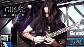 Gus G. - World On Fire @ お茶の水,Tokyo (Blackstar Clinic Japan 2013) Guitar